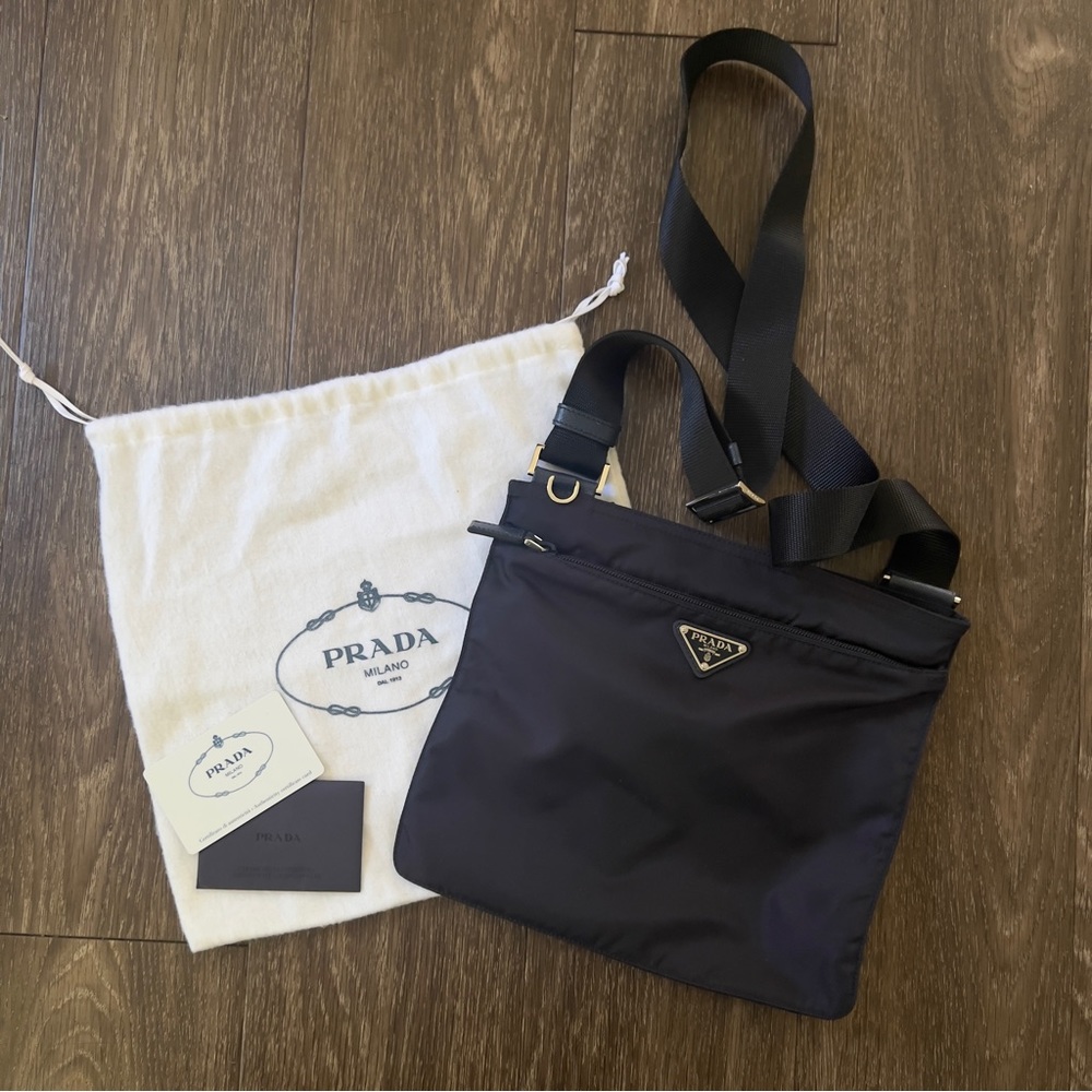 Prada Nylon Navy Crossbody
